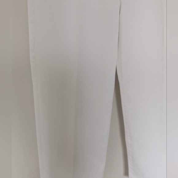 Lafayette 148 New York Womens Wyckoff White Ankle Wide Leg Jeans Denim Size 30 - Picture 6 of 16